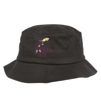 Horse Head Art With Flowers For Animal Lovers Horses Bucket Hat | Artistshot