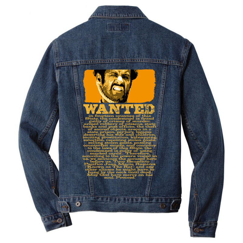 Wanted In 14 Counties Of This State... From The Good Men Denim Jacket by alcapethaty | Artistshot