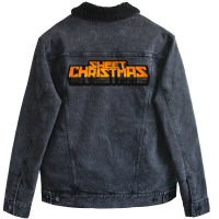 Sweet Christmas 1 Unisex Sherpa-lined Denim Jacket | Artistshot