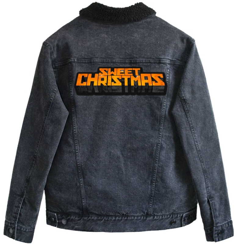 Sweet Christmas 1 Unisex Sherpa-Lined Denim Jacket by kuckjoanzh | Artistshot