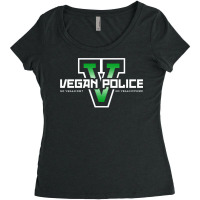 Vegan Police Women's Triblend Scoop T-shirt | Artistshot