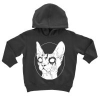 Black Metal Sphynx Cat I Goth And Death Metal Toddler Hoodie | Artistshot