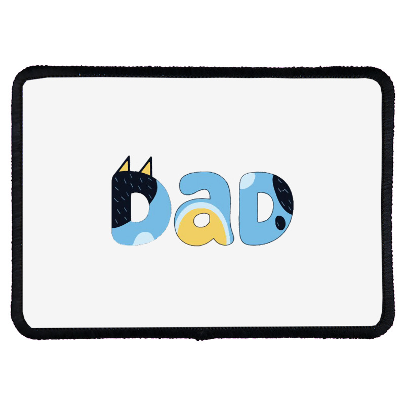 I Love Dadwwfc4k61p3 68 Rectangle Patch | Artistshot