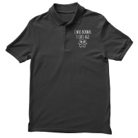 I Was Normal 3 Cats Ago   Funny Cat Gift Men's Polo Shirt | Artistshot