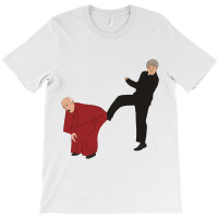 Father Ted Kicking Bishop Brennan Up The Arse T-shirt | Artistshot