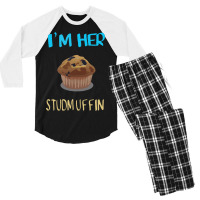 Im Her Studmuffin Men's 3/4 Sleeve Pajama Set | Artistshot