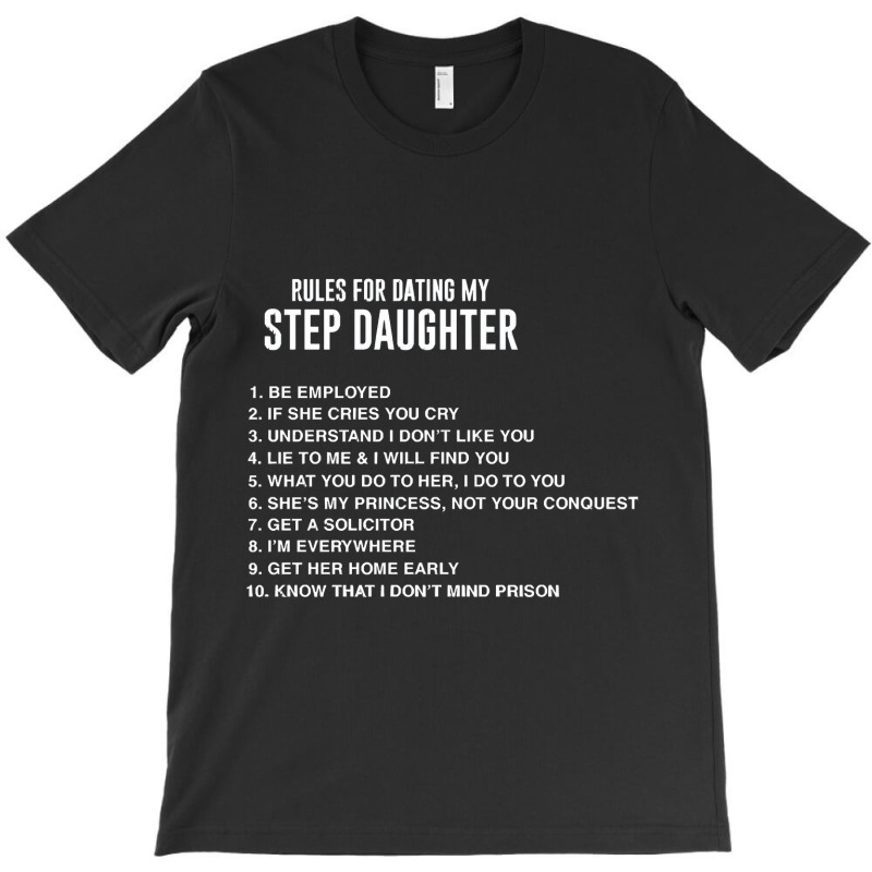 Fathers Day Shirt For Step Dad From Step Daughter T-shirt | Artistshot