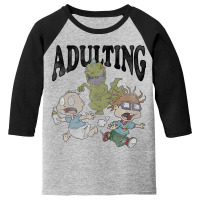 Rugrats Run Away Adulting Youth 3/4 Sleeve | Artistshot