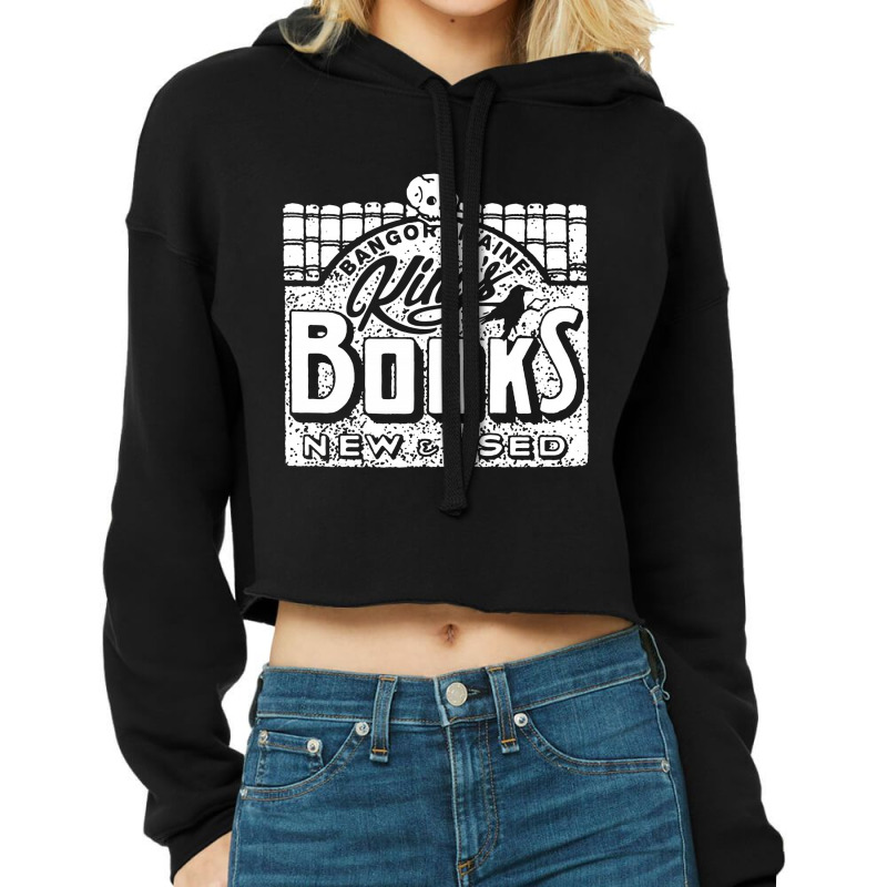 King Bookstore Maine Cropped Hoodie by iyoiyoin | Artistshot