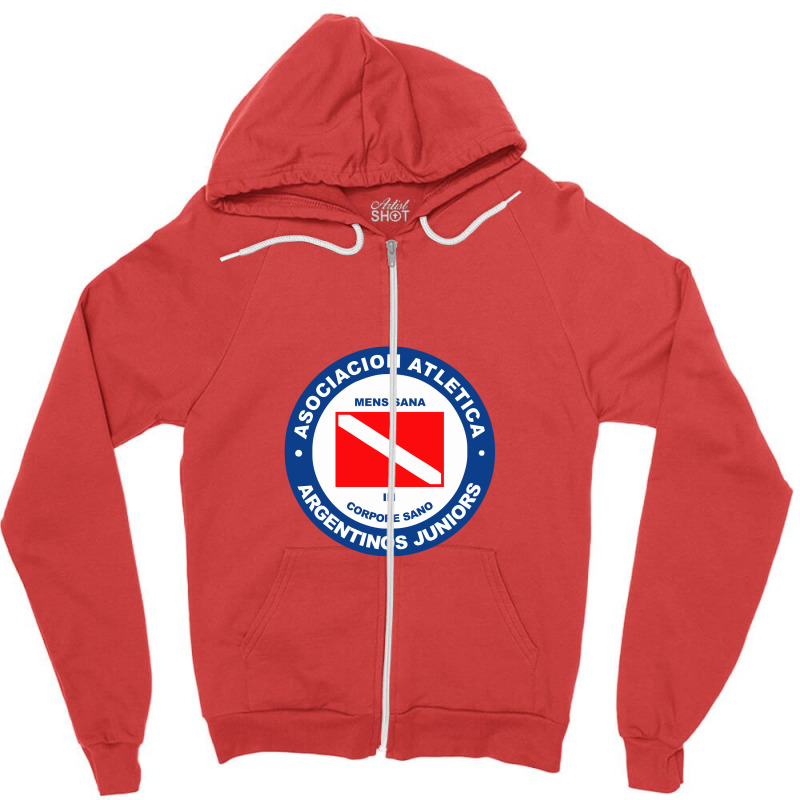 Argentinos Juniors Zipper Hoodie by Rayas | Artistshot