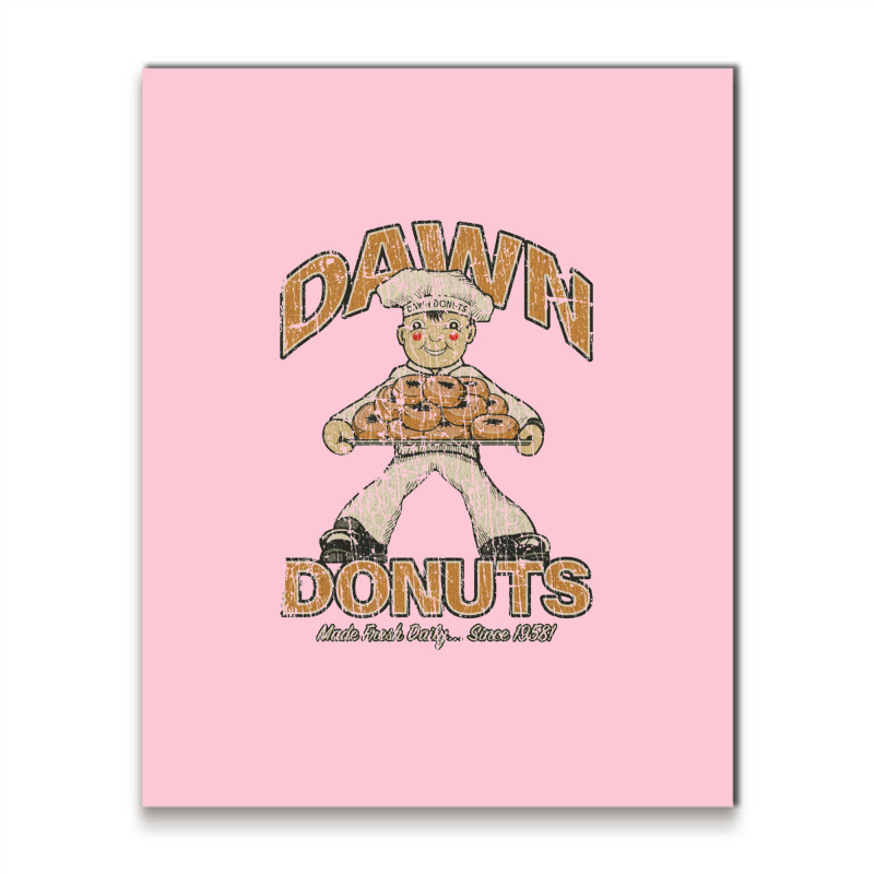 Dawn Donuts 1958 Metal Print Vertical | Artistshot