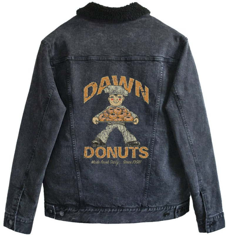 Dawn Donuts 1958 Unisex Sherpa-lined Denim Jacket | Artistshot