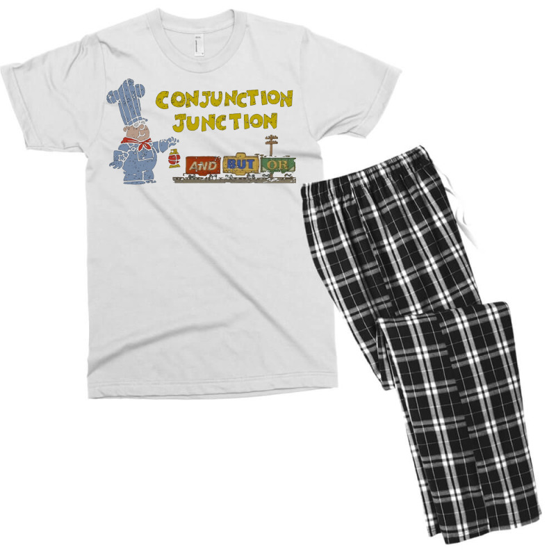 Conjunction Junction Schoolhouse Rock Men's T-shirt Pajama Set by grinysninamaj | Artistshot