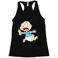 Tommy Running Away With Milk Bottle Racerback Tank | Artistshot