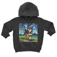 Shiba Inu T  Shirt Black And Tan Shiba Inu Night T  Shirt Toddler Hoodie | Artistshot