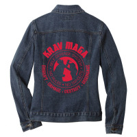 The Fighting Cult Ladies Denim Jacket | Artistshot