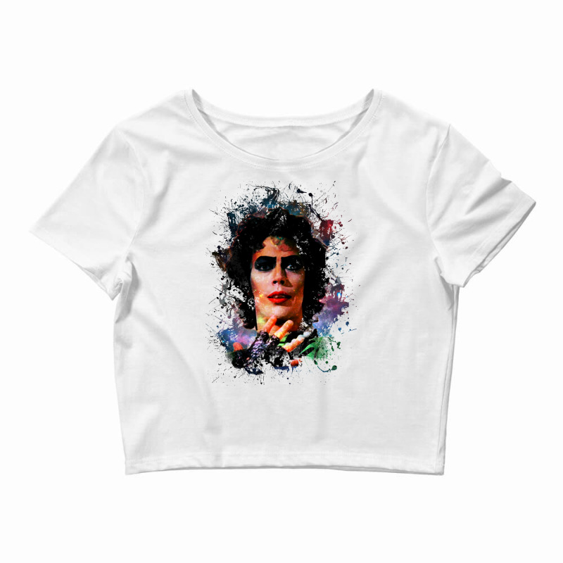 Custom Dr. Frank N Horror Crop Top By Grinysninamaj Artistshot