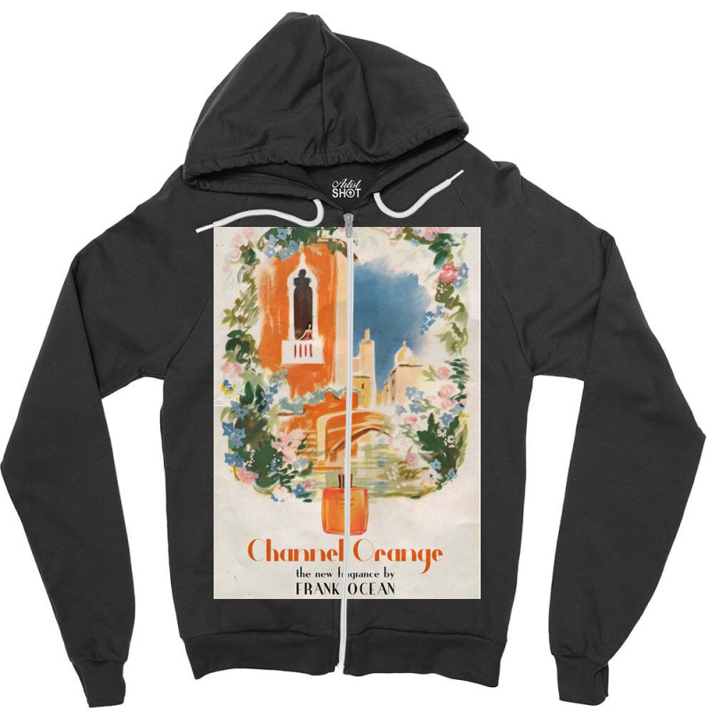 Channel Orange Zipper Hoodie by hanniehan | Artistshot