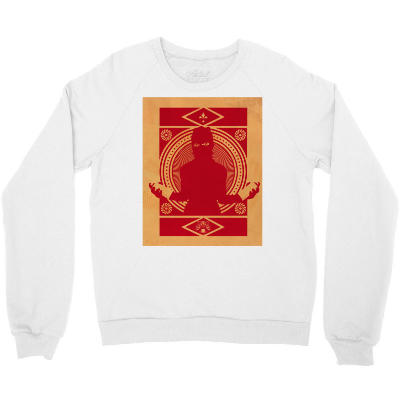 Red Vandalizm Crewneck Sweatshirt by rafikgafforp | Artistshot