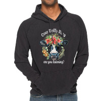 Bells Ring Are You Listening Christmas Funny Cow 1 Vintage Hoodie | Artistshot