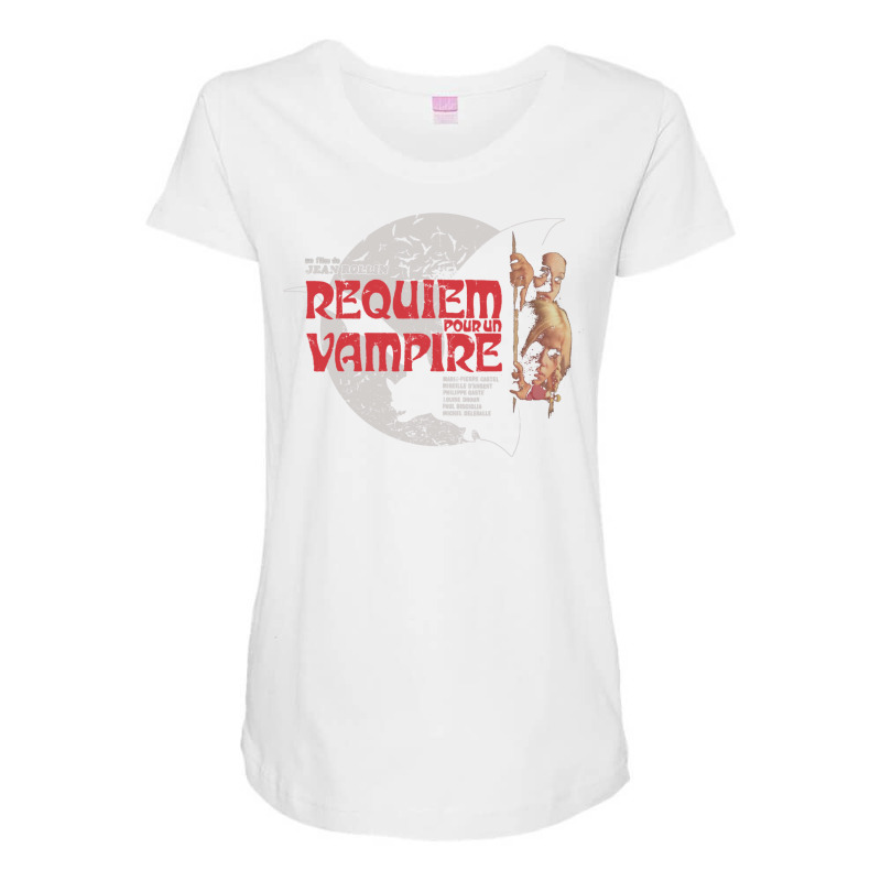 Requiem Pour Un Vampire Maternity Scoop Neck T-shirt by rafikgafforp | Artistshot