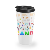 I'm Just Here For The Candy Funny Halloween Candy  Travel Mug | Artistshot