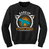 German Shepherd Ears Up System Armed German Herdin Youth Sweatshirt | Artistshot