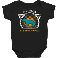 German Shepherd Ears Up System Armed German Herdin Baby Bodysuit | Artistshot