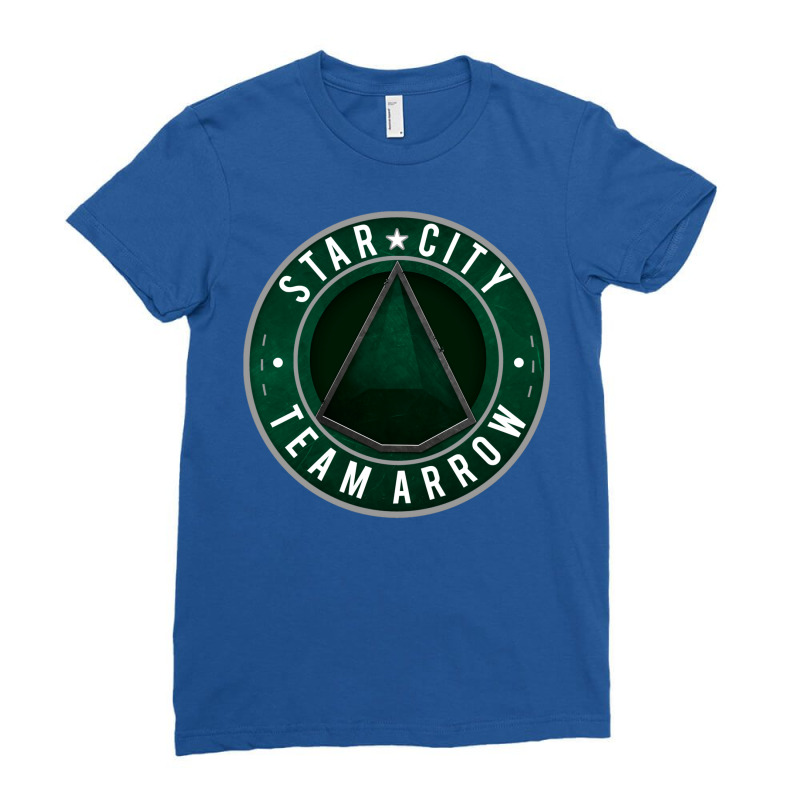 Star City Team Arrow Ladies Fitted T-Shirt by ndinaetiartie | Artistshot