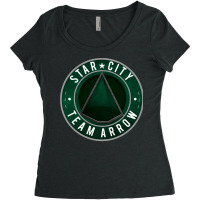 Star City Team Arrow Women's Triblend Scoop T-shirt | Artistshot