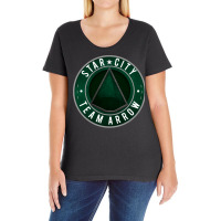 Star City Team Arrow Ladies Curvy T-shirt | Artistshot