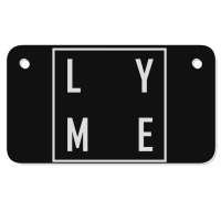 Lyme Motorcycle License Plate | Artistshot