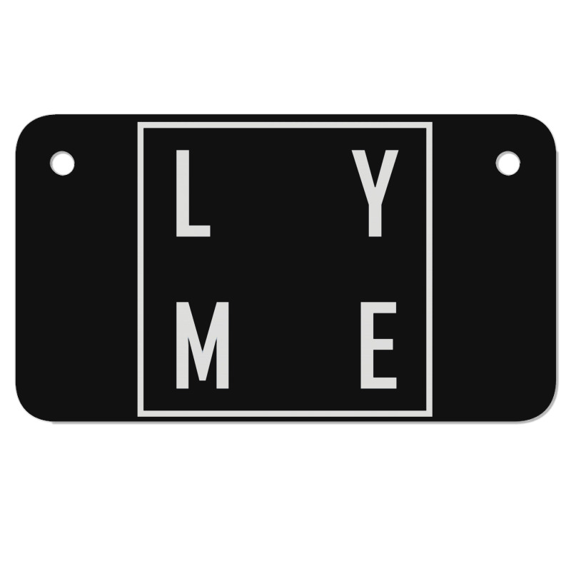 Lyme Motorcycle License Plate | Artistshot