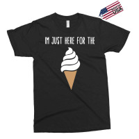 I'm Just Here For The Ice Cream Meme Cute Vanilla  Exclusive T-shirt | Artistshot