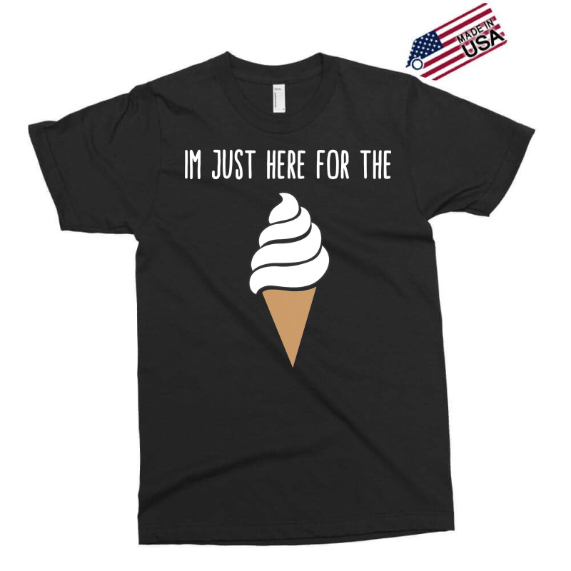 I'm Just Here For The Ice Cream Meme Cute Vanilla  Exclusive T-shirt by home12 | Artistshot