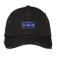 Tn License Plate- Titan Up Vintage Cap | Artistshot