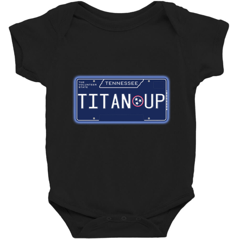 Tn License Plate- Titan Up Baby Bodysuit | Artistshot