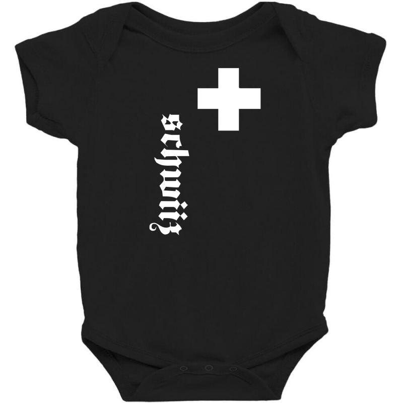 Fan, Swiss Cross, Switzerland, New Baby Bodysuit | Artistshot