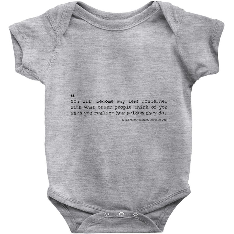 Infinite Jest   David Foster Wallace Baby Bodysuit by Ja98 | Artistshot