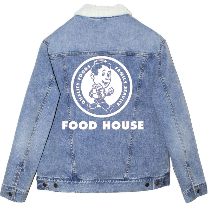 Food House Unisex Sherpa-Lined Denim Jacket by grinysninamaj | Artistshot