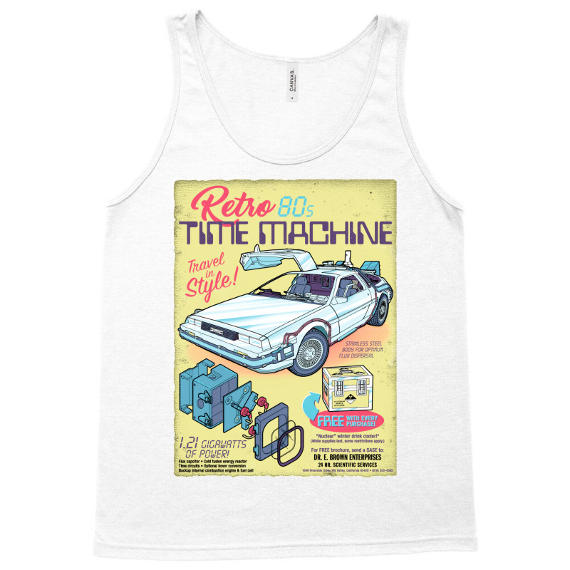 Retro Time Machine Tank Top | Artistshot