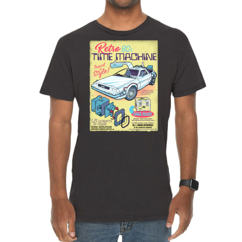 Retro Time Machine Vintage T-shirt | Artistshot