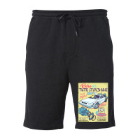 Retro Time Machine Fleece Short | Artistshot