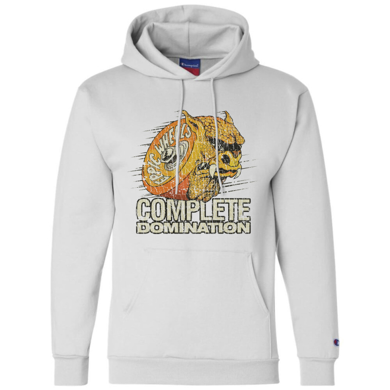 Eppic Wheels Complete Domination 1988 Champion Hoodie by apelsusu | Artistshot