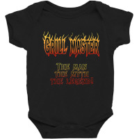 Bbq Grill Masters & Meat Smokers Barbecue Chef Baby Bodysuit | Artistshot