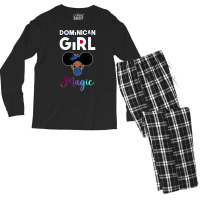 Kids Dominican Girl Magic Shirt Girls Gum Dominica Men's Long Sleeve Pajama Set | Artistshot