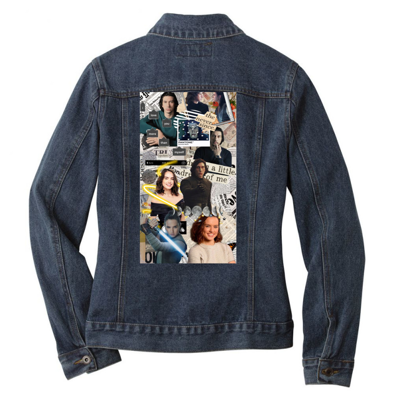 Romance Novel Actor Ladies Denim Jacket by rafikgafforp | Artistshot