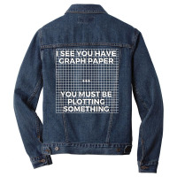 Graph Paper   Funny Math Lover & Math Teacher T Shirt Men Denim Jacket | Artistshot