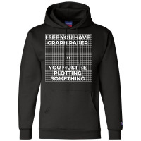 Graph Paper   Funny Math Lover & Math Teacher T Shirt Champion Hoodie | Artistshot