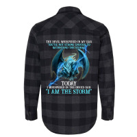 Dragon Devil Whispered Not Strong Enough Said I Am Flannel Shirt | Artistshot